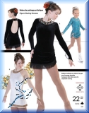 Skating Dress with Large Keyhole Back